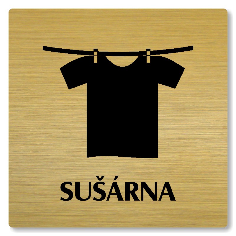 Sušárna, 118x118mm, zlatá, Nevada